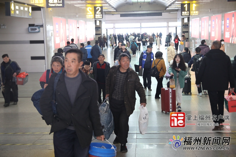 春運大幕開啟 記者直擊福州鐵路春運首日